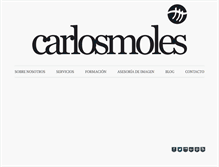 Tablet Screenshot of carlosmoles.com